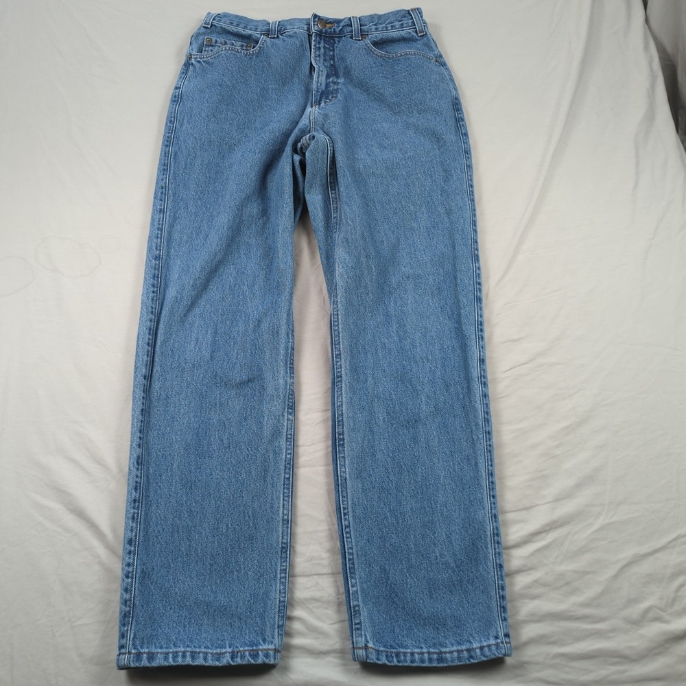 Vintage Brooks Brothers Jeans Mens 35x30 Blue Casual Preppy Made in USA Straight